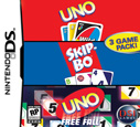 uno skip-bo uno free fall ds box art