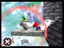 Mario Bashes Link