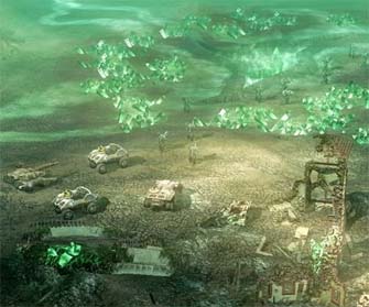 Command & Conquer 3 in-game ruin Command & Conquer 3 in-game ruin