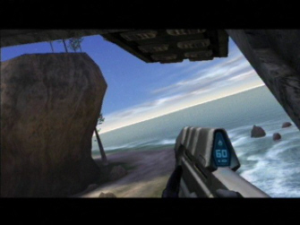 Beach Landing - Halo 1: Combat Evolved Screenshot Xbox Beach Landing - Halo 1: Combat Evolved Screenshot Xbox