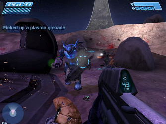Machine Gun - Halo 1: Combat Evolved screenshot Xbox Machine Gun - Halo 1: Combat Evolved screenshot Xbox