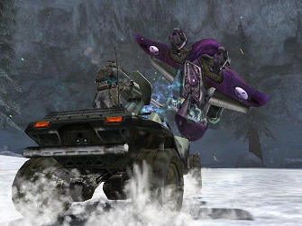 Fun with vehicles - Halo 1: Combat Evolved screenshot Xbox Fun with vehicles - Halo 1: Combat Evolved screenshot Xbox