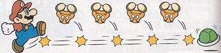 Shell kicking! - Super Mario Bros. 3 Artwork Screenshot