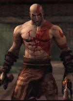 Kratos from God of War: Chains of Olympus