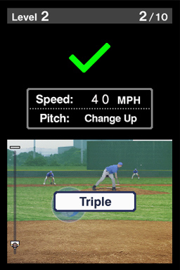 Flash Focus Sight Training sport minigame DS screenshot