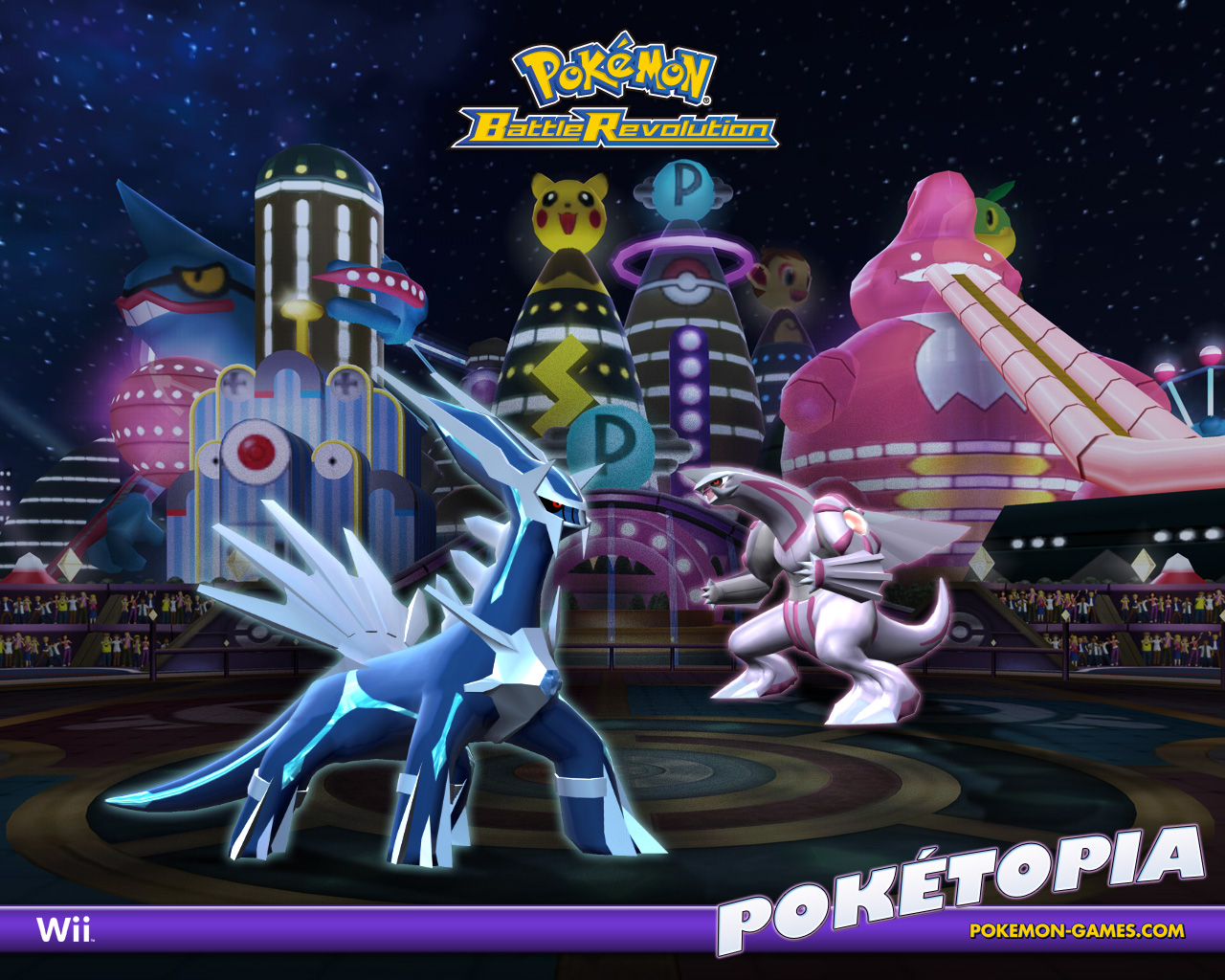 Pokemon Battle Revolution for the Nintendo Wii takes place on an island 