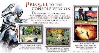 Click here for the full Assassin's Creed: Altair's Chronicles DS box Assassin's Creed: Altair's Chronicles DS box