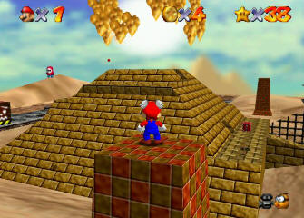Super Mario 64 Screenshot - Wing Cap