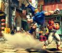 Abel of Street Fighter IV screenshot, fights Ryu