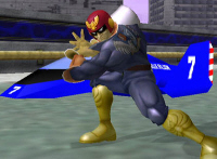 Captain Falcon Character Super Smash Bros. Melee Screenshot