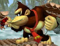 Donkey Kong Character Super Smash Bros. Melee Screenshot