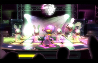 Rayman Raving Rabbids dancing screenshot