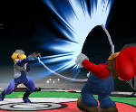 Sheik's Chain Move - Super Smash Bros. Melee Screenshot