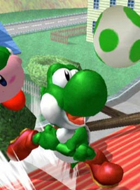 Yoshi Character Super Smash Bros. Melee Screenshot