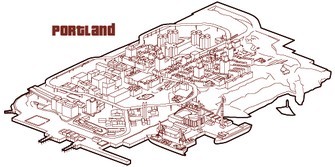 Grand Theft Auto 3 portland map