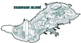 Grand Theft Auto 3 staunton island map