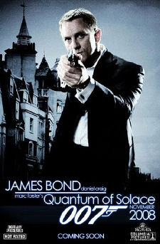 Quantum of Solace James Bond cover