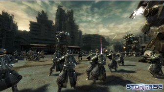 Stormrise Screenshot shows the soldier's vantage point