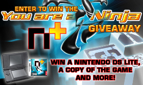 Click here to win a Nintendo DS Lite and N+ games