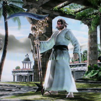 Jesus in Soul Calibur 4 through the character creator Jesus in Soul Calibur 4 through the character creator