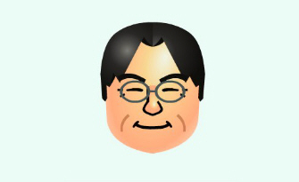 Satoru Iwata's talking head in Mii form