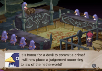 Disgaea 2: Cursed Memories Crime Screenshot