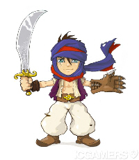 Prince of Persia: The Fallen King DS artwork