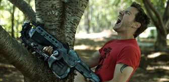 Cliff Bleszinski, creator of the chainsaw gun! Oh, and Gears of War 2