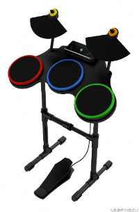 A picture of the Guitar Hero World Tour Drum Kit. Click for big pic A picture of the Guitar Hero World Tour Drum Kit