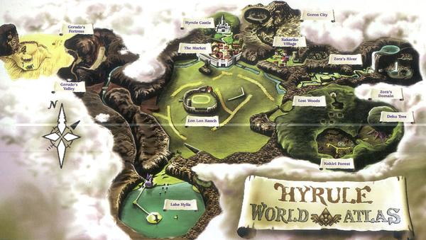 World Map Zelda