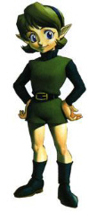 Saria (artwork) is Link's best friend (Zelda: Ocarina of Time)