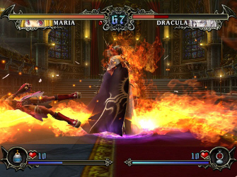 Castlevania Judgment Maria vs Dracula Screenshot