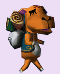Animal Crossing Sahara Character Artwork