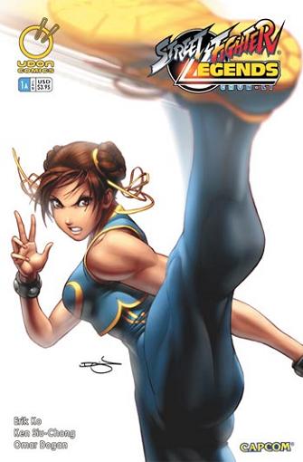 Chun-Li comic book cover