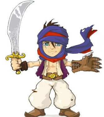 The Prince DS Character Artwork - Prince of Persia: The Fallen King