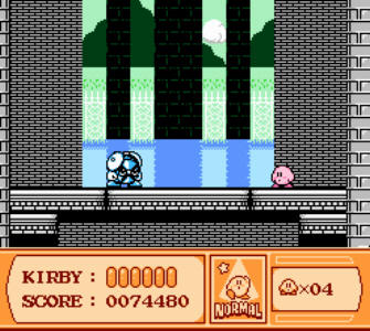 Kirby's Adventure Miniboss Fight Screenshot Kirby's Adventure Miniboss Fight Screenshot
