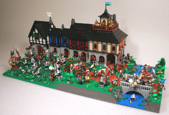 Lego battles like this may soon be a virtual reality! Click for big pic Lego battles like this may soon be a virtual reality!