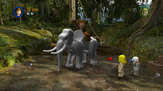 You can ride vehicles and certain animals like elephants in Lego Indiana Jones