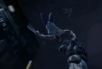 Wolverine dropstabbing some fools in this X-Men Origins: Wolverine screenshot. Click for big pic Wolverine dropstabbing some fools in this X-Men Origins: Wolverine screenshot
