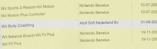 Wii Fit Plus might come winter 2009. Wii Motion Plus and Wii Sports Resort set for summer?