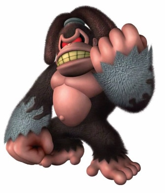 Donkey Kong Jungle Beat boss king artwork