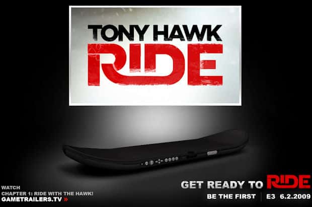 Click here for a bigger Tony Hawk: Ride logo and skateboard peripheral picture Tony Hawk: Ride logo and skateboard peripheral picture