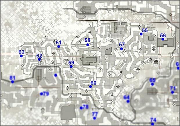 Assassin's Creed 2 feather locations in Venice San Polo. This map shows 9 
