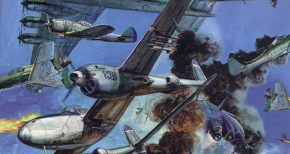 Strikers 1945 Plus artwork for the PSP-exclusive download-only game