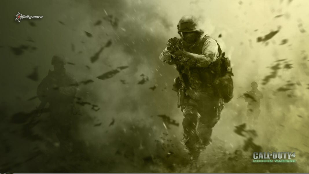 call of duty 4 modern warfare logo. Call of Duty 4: Modern Warfare