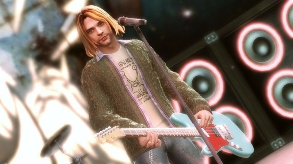 Kurt Cobain Guitar Hero 5 wallpaper Thus Courtney Love ranted on her Twitter