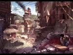 Uncharted 2 Wartorn City Concept Art. Click for big pic Uncharted 2 Wartorn City Concept Art