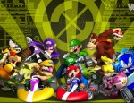 Mario Kart Wii wallpaper clash. Click for big pic Mario Kart Wii wallpaper clash