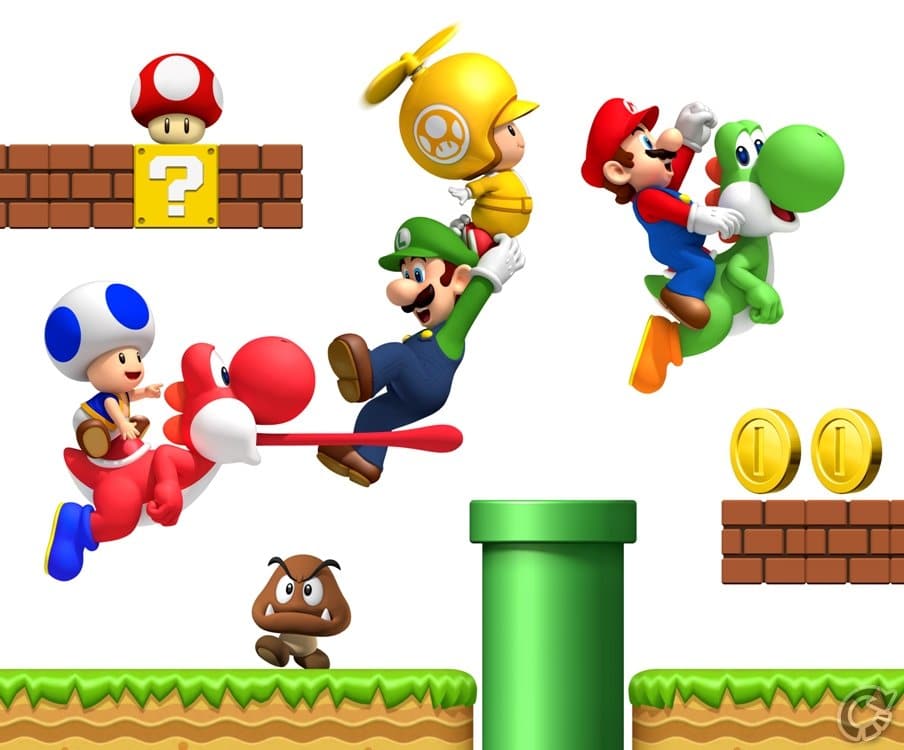 New Super Mario Bros Wii wallpaper