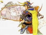 Final Fantasy 1 Hero Artwork Wallpaper